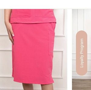 Petal Pink C Saucy Original Scrub Skirt